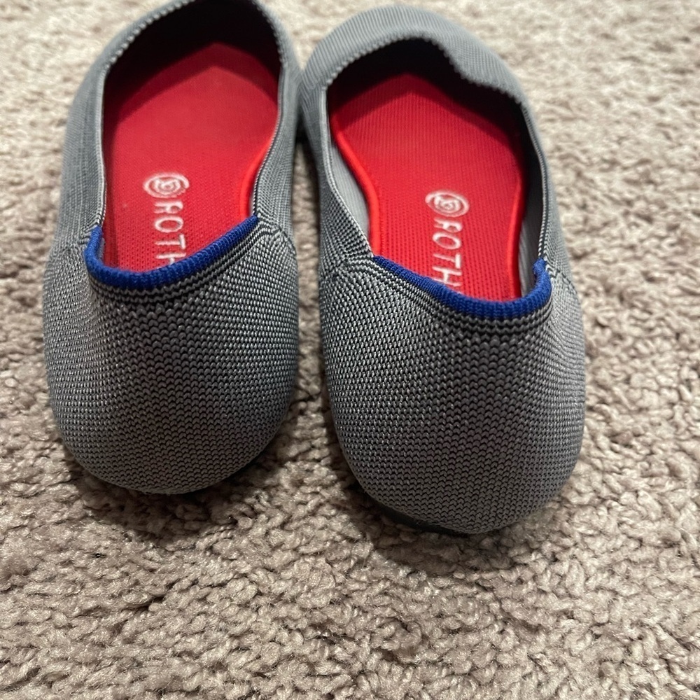 Rothy's // Gray Blue Women's Flats - Picture 4 of 7